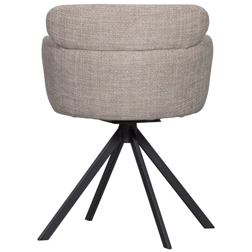 WOOOD eetkamerstoelen Fenne - Polyester - Naturel - Set van 6 - vtwonen shop