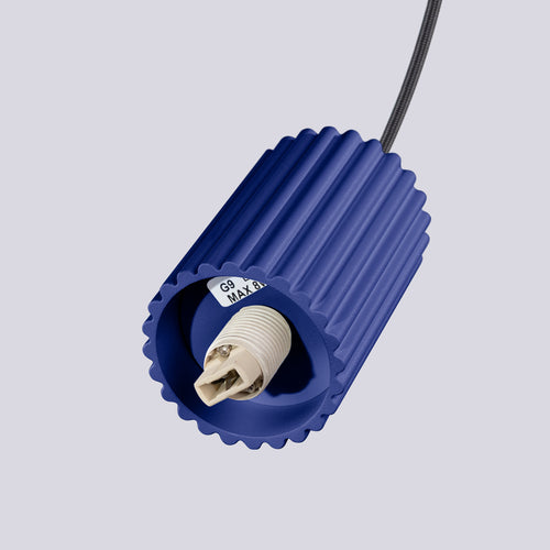 Sollux Lighting Hanglamp HALO 3P ultramarijn - 25x25x125cm