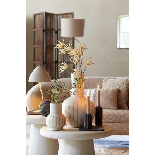 Light & Living vaas Ulloa - bruin - Ø34cm - vtwonen shop