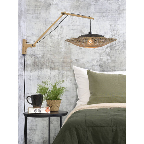 GOOD&MOJO wandlamp Kalimantan - bruin - Ø60cm