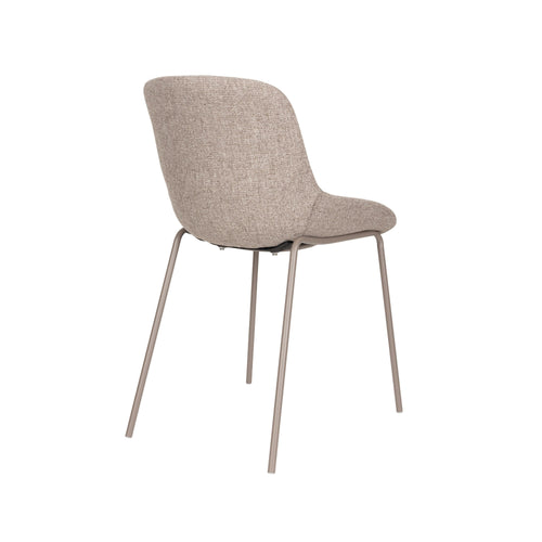 Housecraft Living Pleun Eetkamerstoelen Taupe - Set van 2