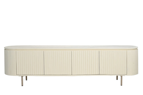 Livingfurn tv-meubel Patou - ivoor - 210 cm