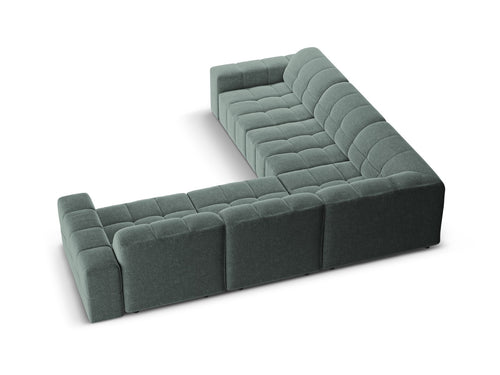 Cosmopolitan Design Symmetrische hoekbank CHICAGO 4-zits, chenille olie - 285x285x78cm