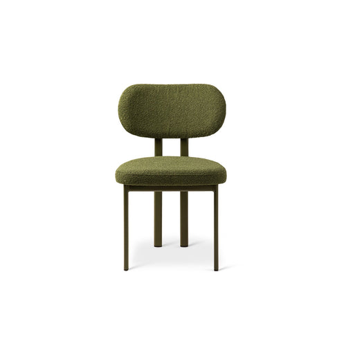 Set van 2 stoelen met gesp Sam boucle donker olijfgroen - 52x51x82cm