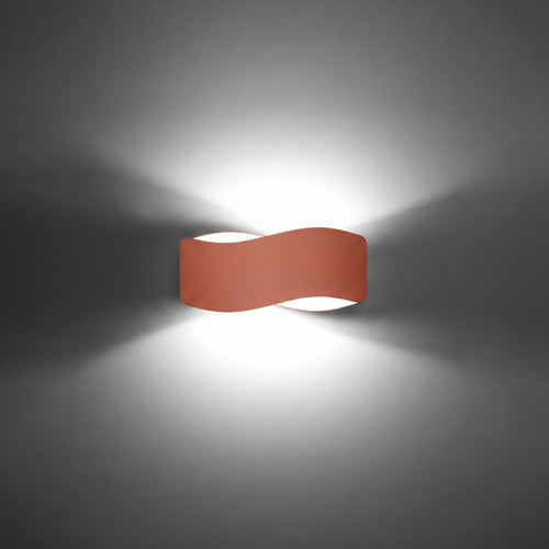 Sollux Lighting Wandlamp TILA 30 rode oker - 30x11x13cm
