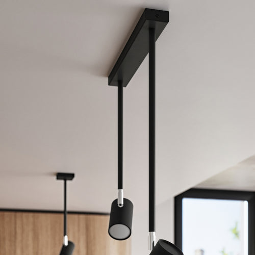 Sollux Lighting Plafondlamp NORANO zwart - 10x6x33cm