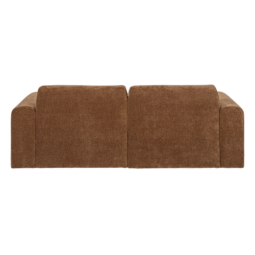 WOOOD 2-zits bank slub Umina - Chenille - Lichtbruin