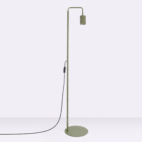 Sollux Lighting Vloerlamp RAYO 1 olijfgroen - 30x30x160cm