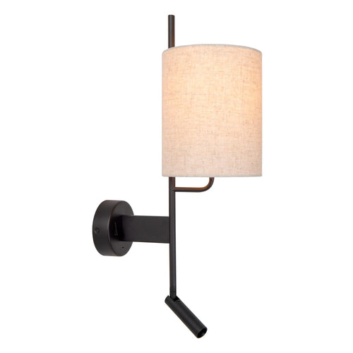 Lucide wandlamp MAGIC - 1xE27 - Zwart - vtwonen shop