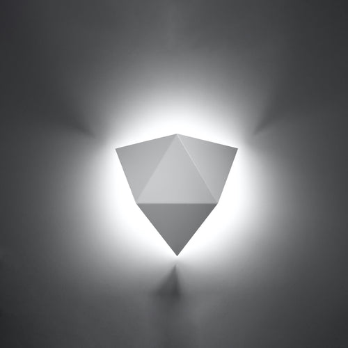 Sollux Lighting Wandlamp SOLIDO wit - 27x8x25cm
