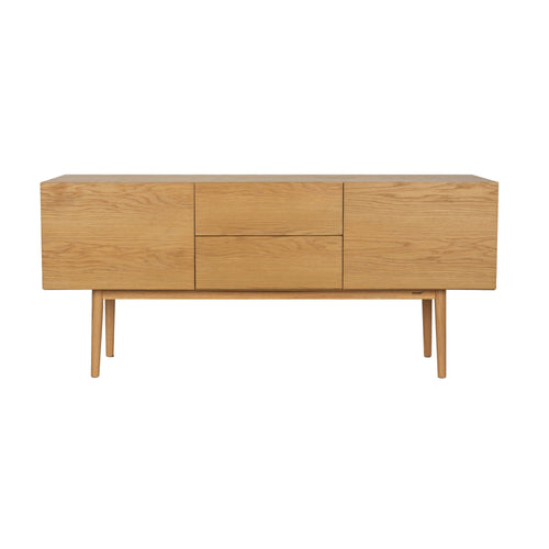 Zuiver High On Wood Dressoir Eiken 2 lades, 2 deuren - Beige