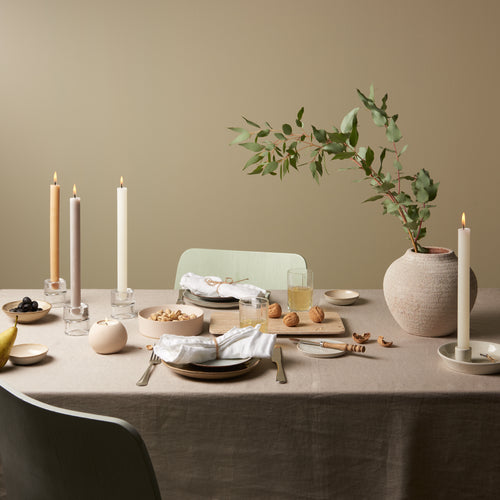 Bolsius dinerkaarsen rustiek - 27cm - ivoor - vtwonen shop