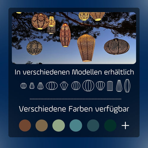 Lumiz solar lampion - tulip set - 3 stuks