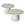 Furnhouse salontafel set Tango - Lichtgrijs - Ø 60/80 cm