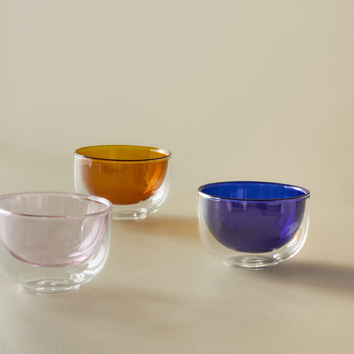 Hübsch glazen kom Kiosk - glas - ø13xh9cm - vtwonen shop