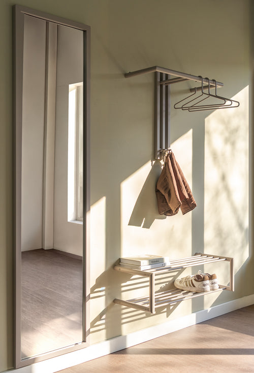 Spinder Design passpiegel Senza M2 - Silky Taupe - 185 x 46