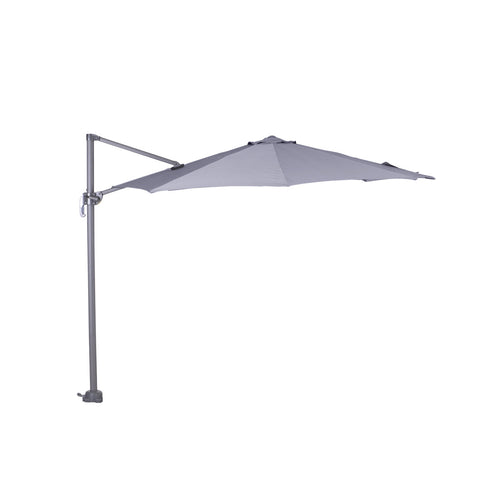 Hawaii parasol S - Ø300 cm - carbon black - licht grijs