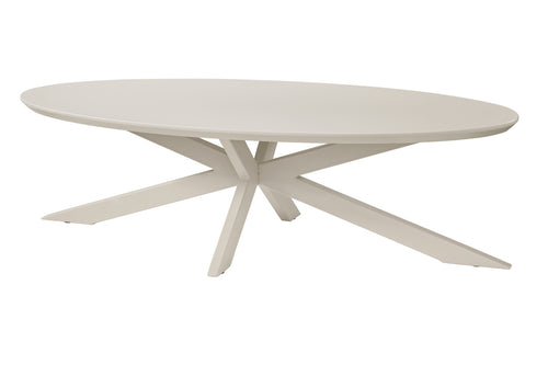 DÉJA Living Salontafel Gimo - Ovaal - Beige - 120x55 cm