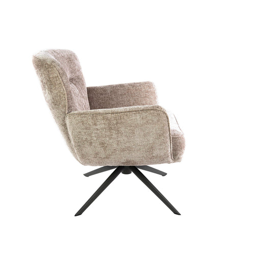 Giga Living Fauteuil Forza - Zand - Draaibaar