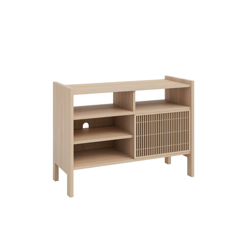 Naan Furniture Kleine dressoir Mesquida van massief grenenhout 102,2 cm Ongelakt - vtwonen shop