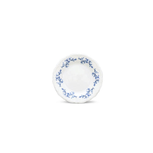 Bonbistro - Plat bord 16cm blue flower Retro - Set van 6