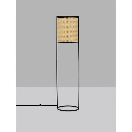Nova Luce ERTO Vloerlamp Zandzwart E27 1x12W