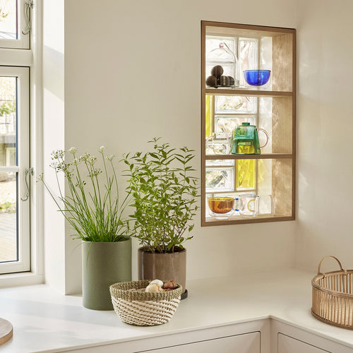 Hübsch glazen kom Kiosk - glas - ø13xh9cm - vtwonen shop