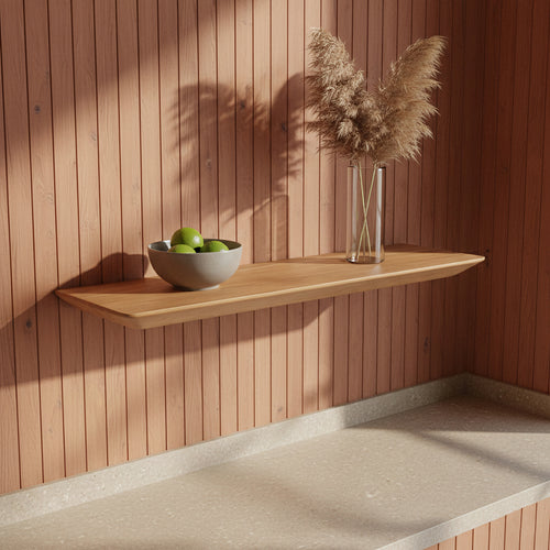 Raw materials zwevende wandplank Craftsman - Cederhout - 60 cm - vtwonen shop