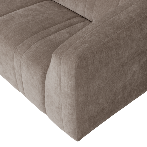 WOOOD 2-zits bank Omaire - Chenille - Taupe