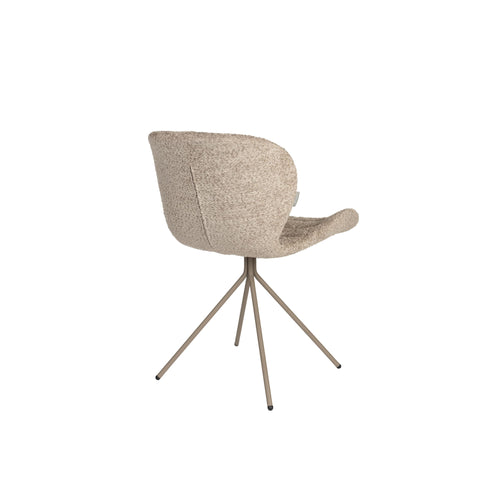 Zuiver OMG Eetkamerstoelen  Soft Beige - Set van 2 - vtwonen shop