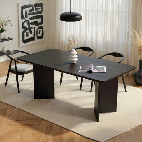 Calicosy - Eettafel LORAN - Licht hout 180x35x46 cm