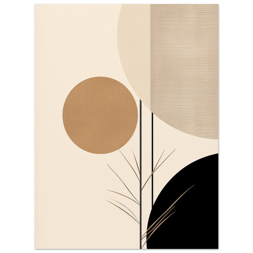 Artfulprints  Japandi abstract II   poster 30x40 cm - vtwonen shop