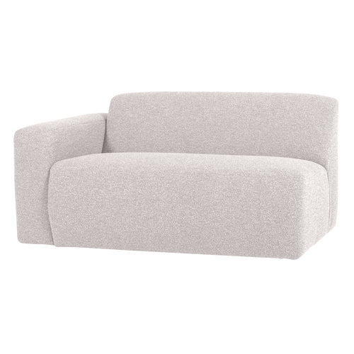 WOOOD 1,5-zits bank arm links Mojo Base - Bouclé - Ecru - 74x145x97