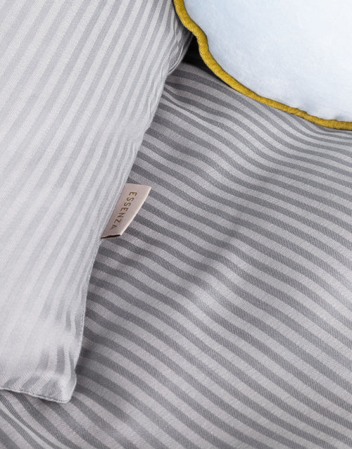 Essenza Coletta dekbedovertrek - Lits-Jumeaux - 240x200/220 cm - Global grey