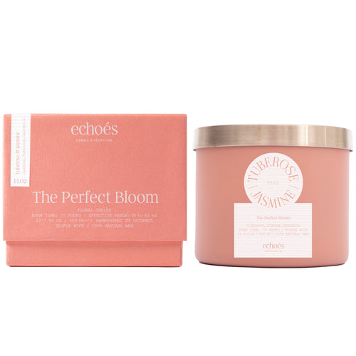 Echoeslab kaarsen Tuberose & Jasmine - natuurlijke geurkaars - 600 gram - vtwonen shop