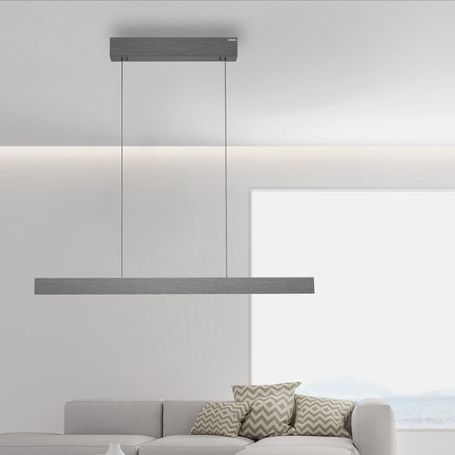 Neuhaus PURE hanglamp e-Lift - 2 lichts - 120  x 240   cm - antraciet