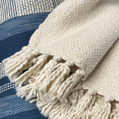 Malagoon plaid - kleiwit - 127x152cm 100% katoen