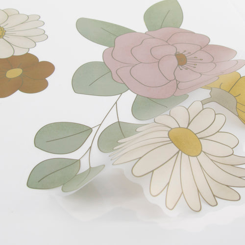 Little Dutch Luxe Muurstickers - Vintage Little Flowers - 2x 42x30cm