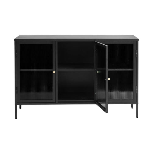 Olivine Katja metalen sideboard zwart - 132 x 40 cm - vtwonen shop