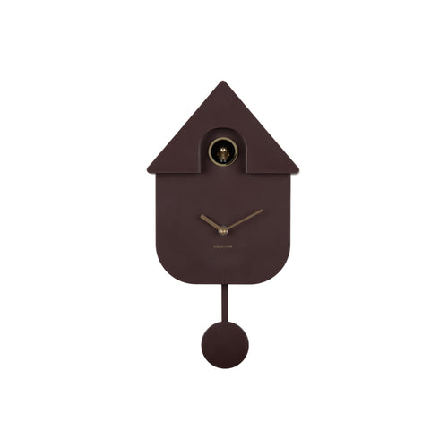 Karlsson wandklok Modern Cuckoo Oro - bruin - 21.5x8.5x41cm