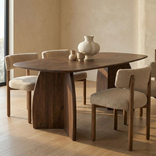 DÉJA Eettafel Majada Donkerbruin Deens Ovaal 200cm - vtwonen shop