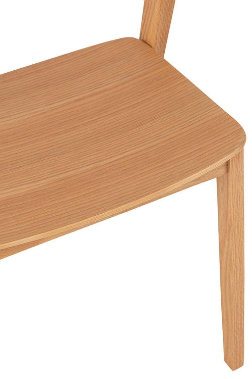 J-Line stoel Laga - eikhout/multiplex - naturel
