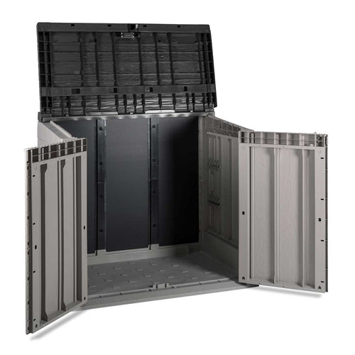 Toomax opbergbox Stora way - taupe donkergrijs 842 liter - vtwonen shop