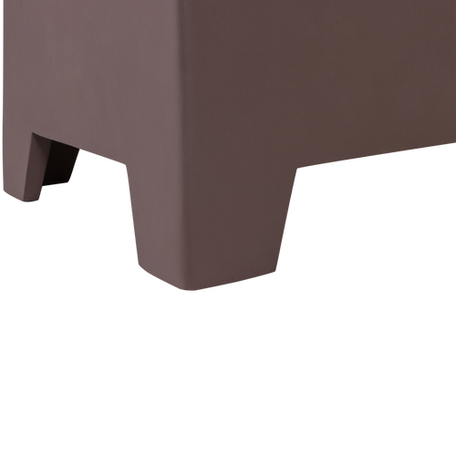 WOOOD bijzettafel laag Zina - Cement - Bruin - 36x50x50