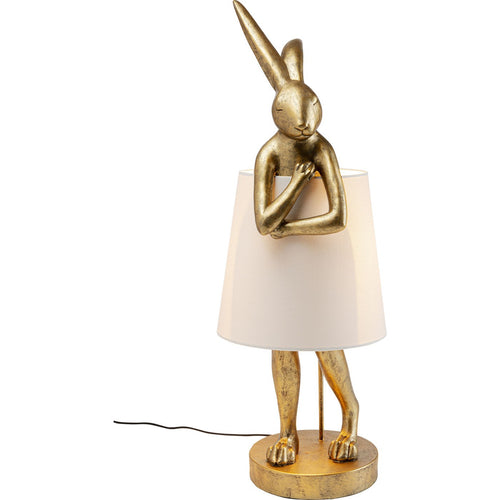 Kare Design Vloerlamp Animal konijn 88cm goud - vtwonen shop