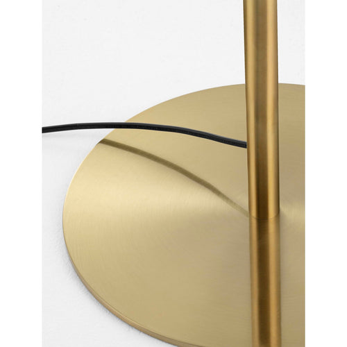 Nova Luce SIBNIA Vloerlamp met kap, messing goud, zwart E27 1x12W
