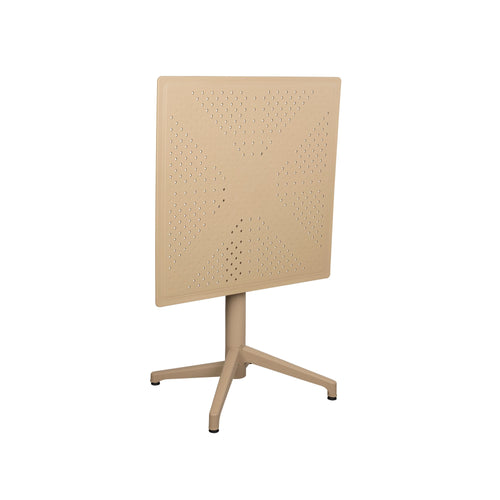 Housecraft Living George Bistrotafel/ Tuintafel/ Balkontafel Inklapbaar 70x70 cm Beige