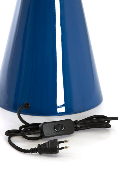 Light & Living tafellamp SURRINA - Ø31x49cm - blauw