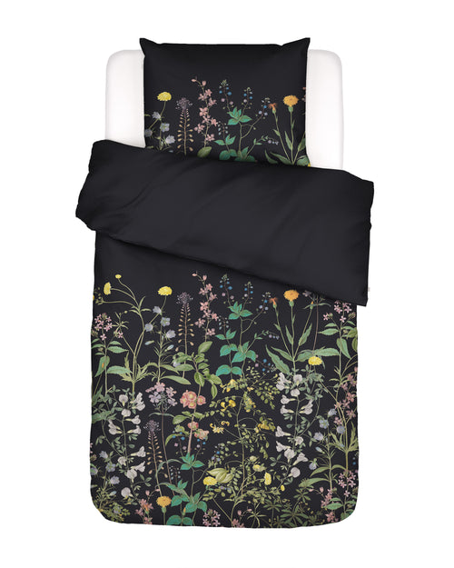 Essenza Augustina dekbedovertrek - Eenpersoons – 140x200/220 cm - Antraciet