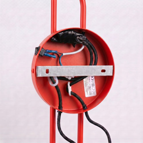 Sollux Lighting Wandlamp NOX 2 rood met schakelaar - 150x80x30cm